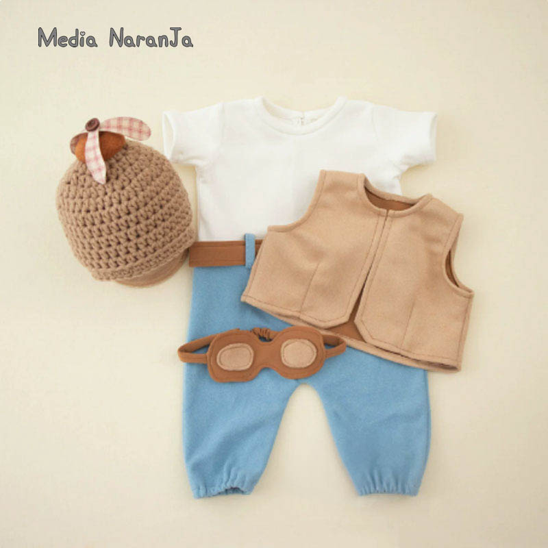 Infant Photography Props Outfit - Rekwizyty do sesji zdjęciowych noworodków, strój