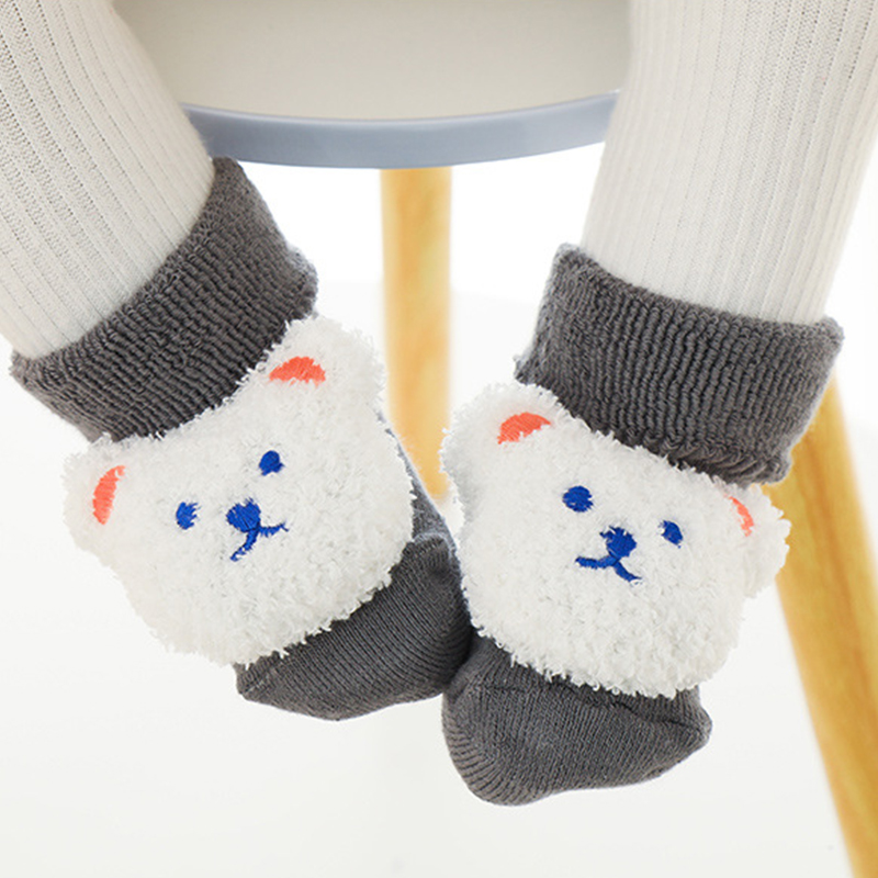 Unisex Baby Socks Non Slip - Grube skarpetki dla niemowląt z polaru