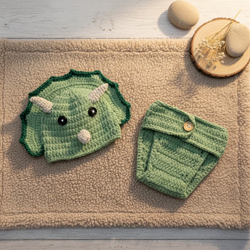 2 szt. Szydełkowe rekwizyty do – Infant Photography Props Outfit recenzja i cena