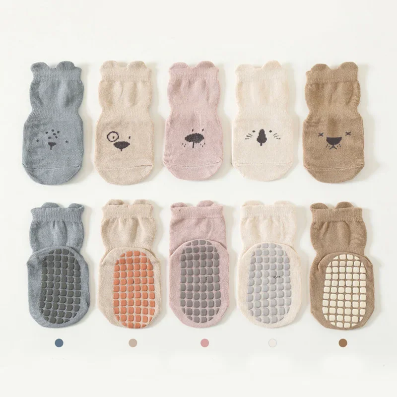 3/5 Par Uroczych Skarpetek Dzi – Unisex Baby Socks Non Slip recenzja i cena