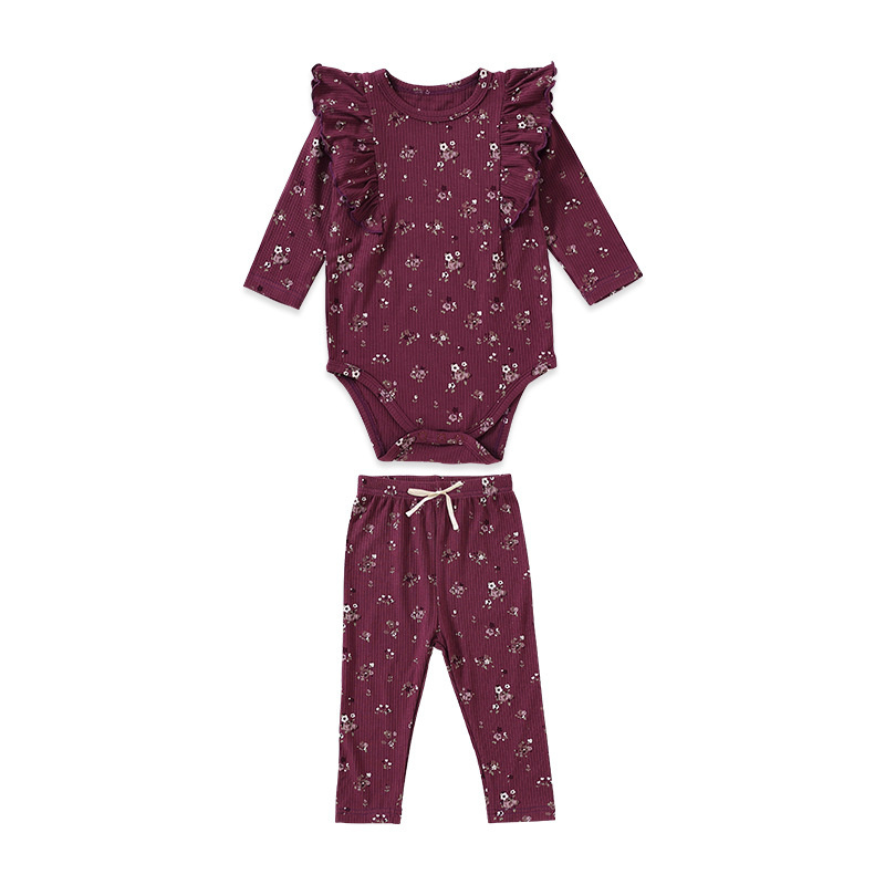 0-24M zestaw ubranek dla nowor – Newborn Baby Girl Romper Floral recenzja i cena