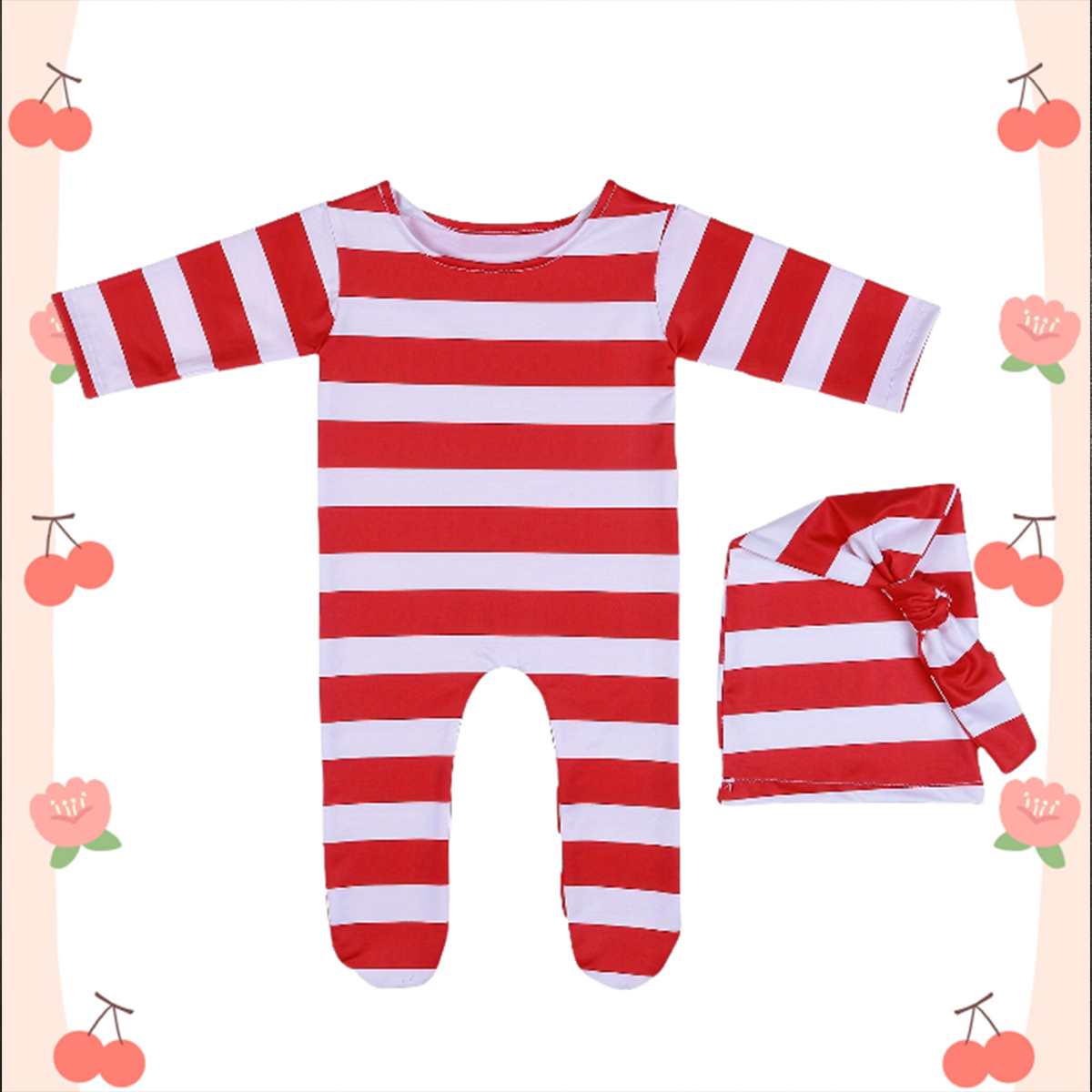 Czerwony kombinezon dla noworo – Infant Photography Props Outfit recenzja i cena